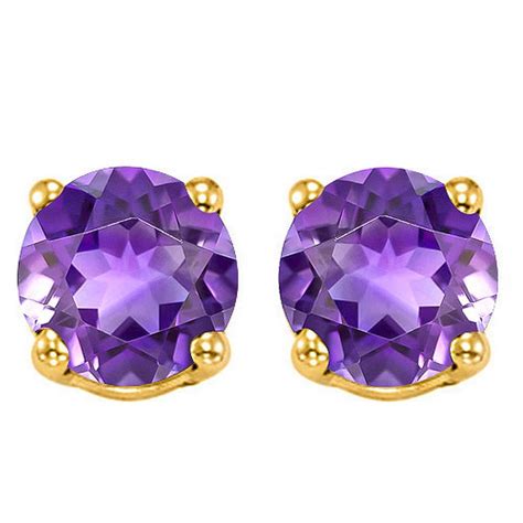 rolex amethyst earrings|amethyst earrings 10k gold.